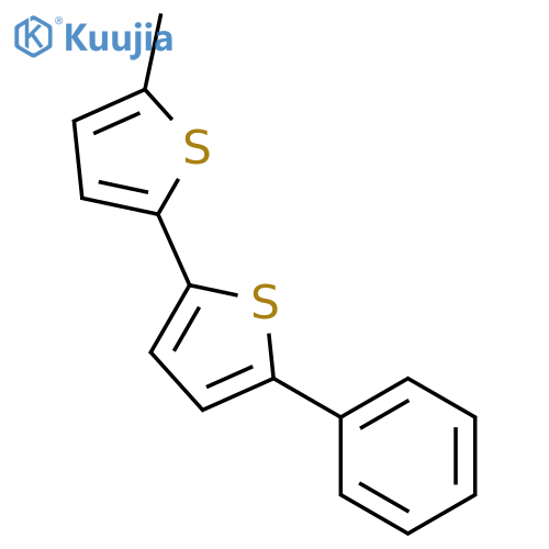 2,2'-Bithiophene,5-methyl-5'-phenyl- structure