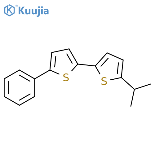 2,2'-Bithiophene, 5-(1-methylethyl)-5'-phenyl- structure