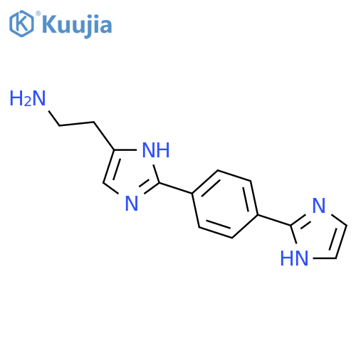 1H-Imidazole-4-ethanamine,2,2'-(1,4-phenylene)bis- (9CI) structure