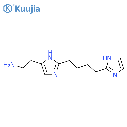 1H-Imidazole-4-ethanamine,2,2'-(1,4-butanediyl)bis- (9CI) structure