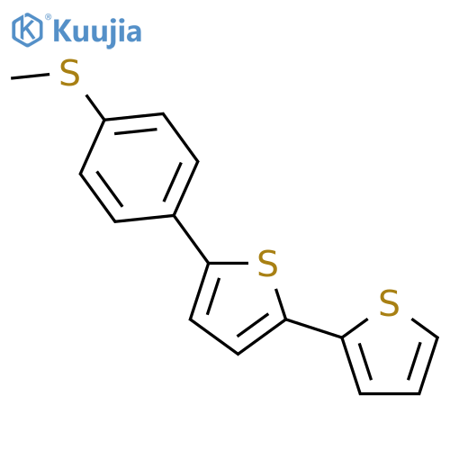 2-(4-methylsulfanylphenyl)-5-thiophen-2-ylthiophene structure