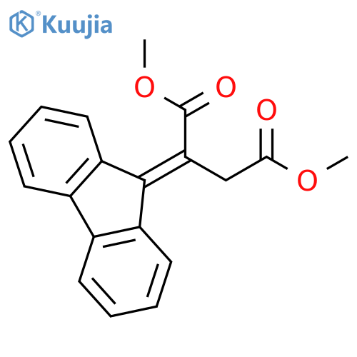 1,4-Dimethyl 2-(9H-fluoren-9-ylidene)butanedioate structure