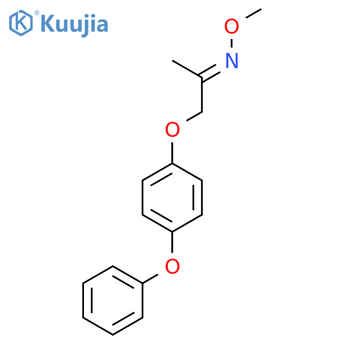 2-Propanone, 1-(4-phenoxyphenoxy)-, O-methyloxime structure
