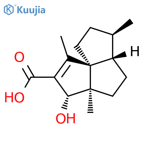 Cyclopenta[c]pentalene-2-carboxylicacid, 3,3a,4,5,5a,6,7,8-octahydro-3-hydroxy-1,3a,6-trimethyl-,(3S,3aR,5aS,6R,8aR)- (9CI) structure