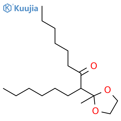 7-Tetradecanone, 8-(2-methyl-1,3-dioxolan-2-yl)- structure