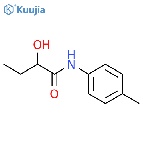 Butanamide, 2-hydroxy-N-(4-methylphenyl)-, (±)- structure