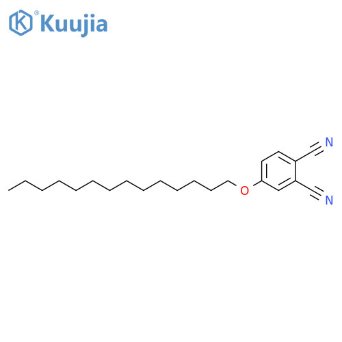 1,2-Benzenedicarbonitrile, 4-(tetradecyloxy)- structure