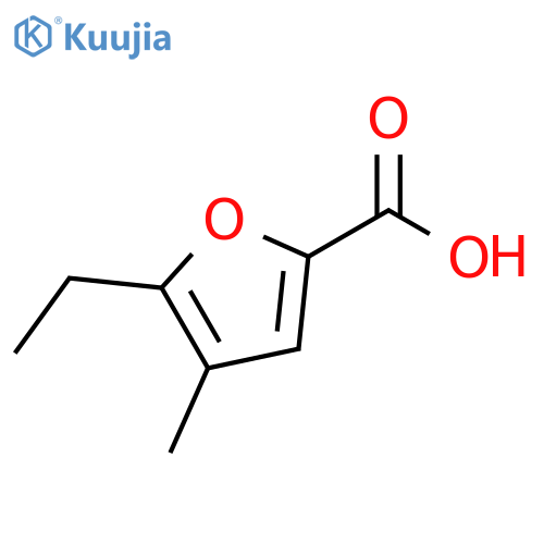 5-ethyl-4-methylfuran-2-carboxylic acid structure