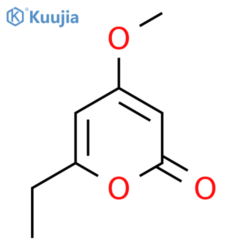 6-Ethyl-4-methoxy-2-pyranone structure