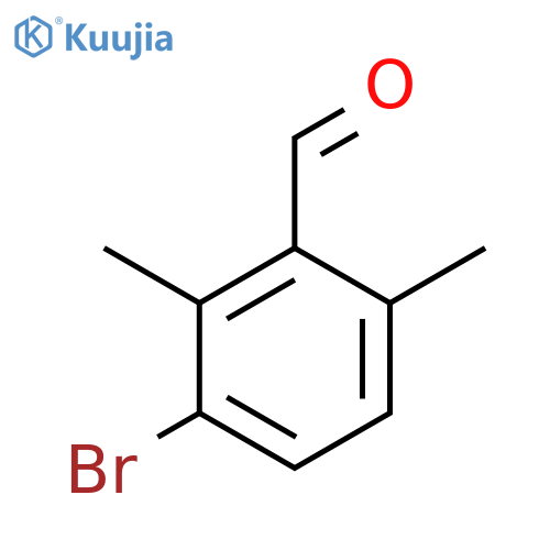 3-Bromo-2,6-dimethylbenzaldehyde structure