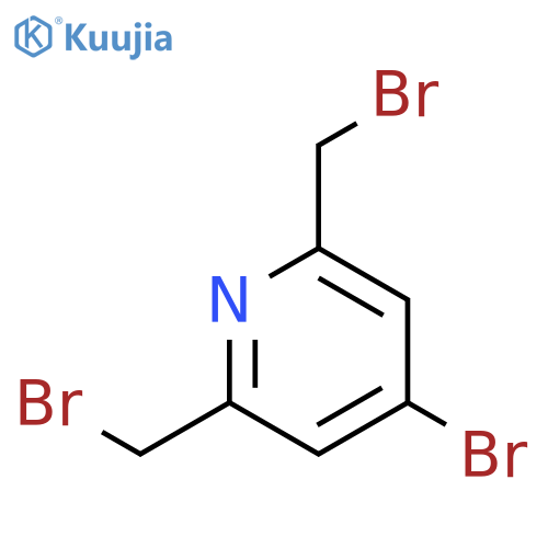 4-bromo-2,6-bis(bromomethyl)pyridine structure