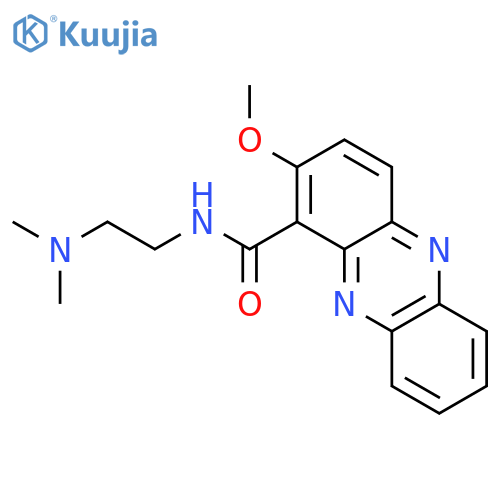 1-Phenazinecarboxamide, N-[2-(dimethylamino)ethyl]-2-methoxy- structure