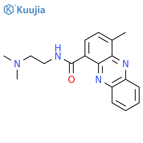 1-Phenazinecarboxamide, N-[2-(dimethylamino)ethyl]-4-methyl- structure