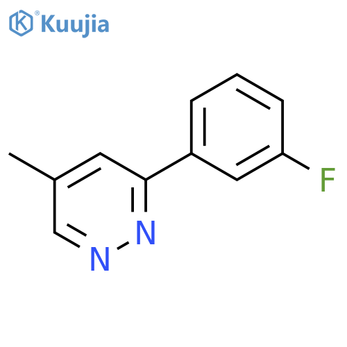 Pyridazine, 3-(3-fluorophenyl)-5-methyl- structure