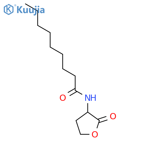 N-(2-oxooxolan-3-yl)nonanamide structure