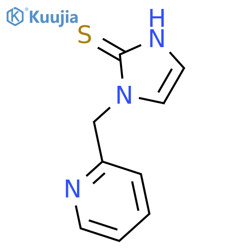 1-(Pyridin-2-ylmethyl)-1H-imidazole-2-thiol structure
