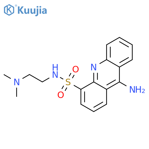4-Acridinesulfonamide,9-amino-N-[2-(dimethylamino)ethyl]- structure