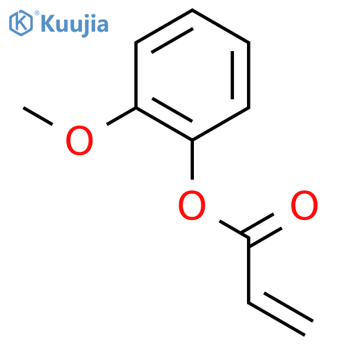 2-Propenoic acid, 2-methoxyphenyl ester structure