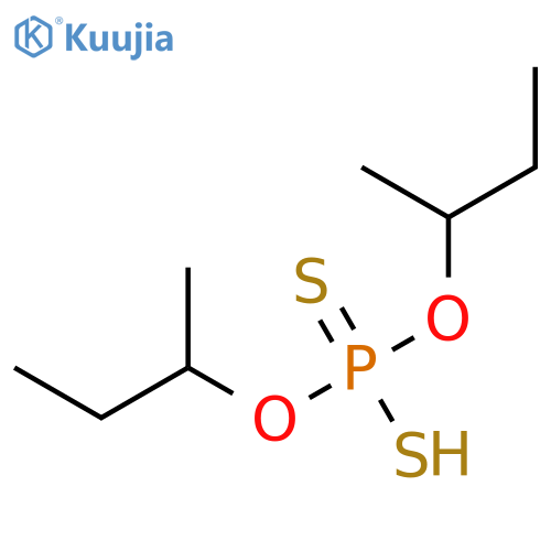 Phosphorodithioic acid,O,O-bis(1-methylpropyl) ester structure