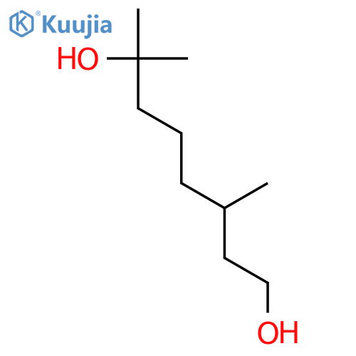 3,7-Dimethyloctane-1,7-diol structure
