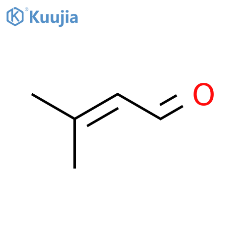 3-Methyl-2-butenal structure