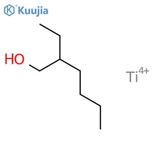 Titanium(IV) 2-ethylhexyloxide structure