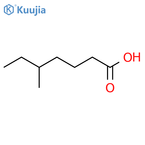 5-methylheptanoic acid structure