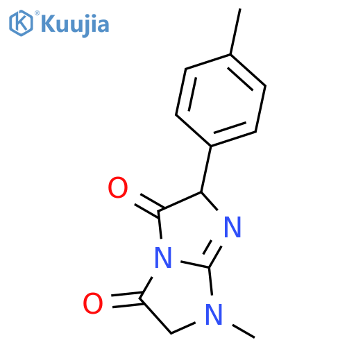 1H-Imidazo[1,2-a]imidazole-3,5(2H,6H)-dione, 1-methyl-6-(4-methylphenyl)- structure