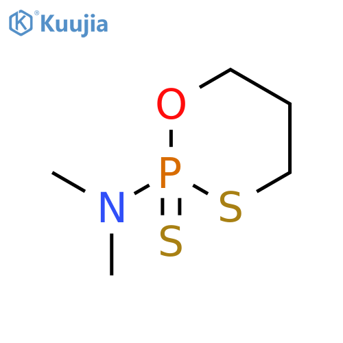 1,3,2-Oxathiaphosphorinan-2-amine, N,N-dimethyl-, 2-sulfide structure