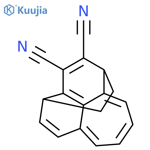 7,10-Ethanocyclohepta[de]naphthalene-8,9-dicarbonitrile, 7,10-dihydro- structure