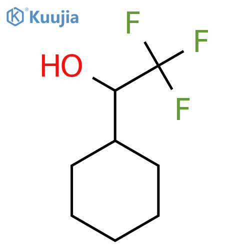 1-cyclohexyl-2,2,2-trifluoroethan-1-ol structure