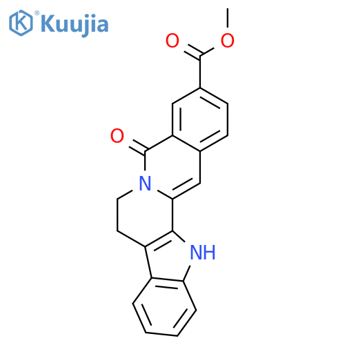 Benz[g]indolo[2,3-a]quinolizine-3-carboxylic acid, 5,7,8,13-tetrahydro-5-oxo-, methyl ester structure