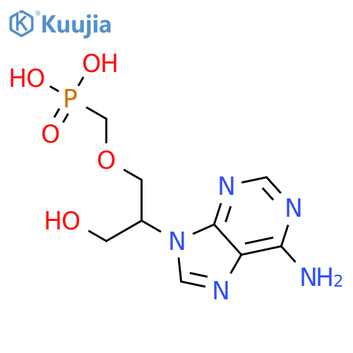 Phosphonic acid, [[2-(6-amino-9H-purin-9-yl)-3-hydroxypropoxy]methyl]- structure