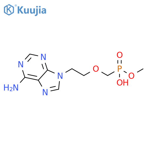 Phosphonic acid, [[2-(6-amino-9H-purin-9-yl)ethoxy]methyl]-,monomethyl ester structure