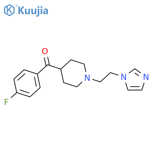 Methanone, (4-fluorophenyl)[1-[2-(1H-imidazol-1-yl)ethyl]-4-piperidinyl]- structure