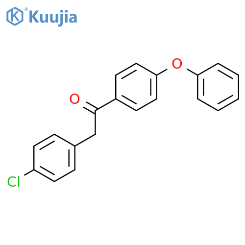 ETHANONE, 2-(4-CHLOROPHENYL)-1-(4-PHENOXYPHENYL)- structure