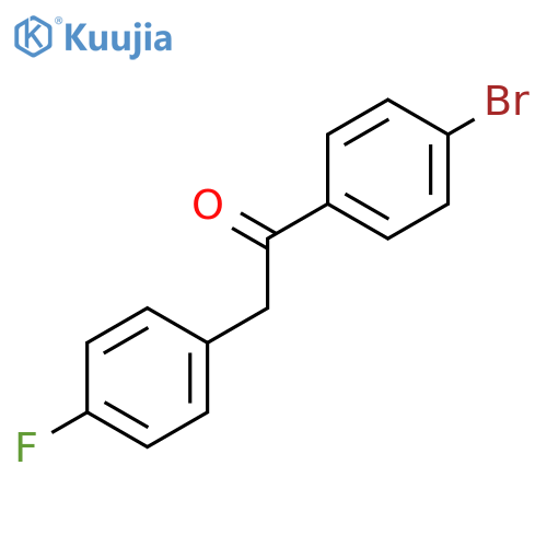 4'-Bromo-2-(4-fluorophenyl)acetophenone structure