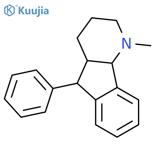 1-methyl-5-phenyl-2,3,4,4a,5,9b-hexahydro-1H-indeno(1,2-b)pyridine structure