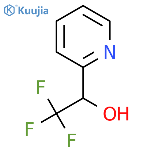 2,2,2-Trifluoro-1-pyridin-2-ylethanol structure