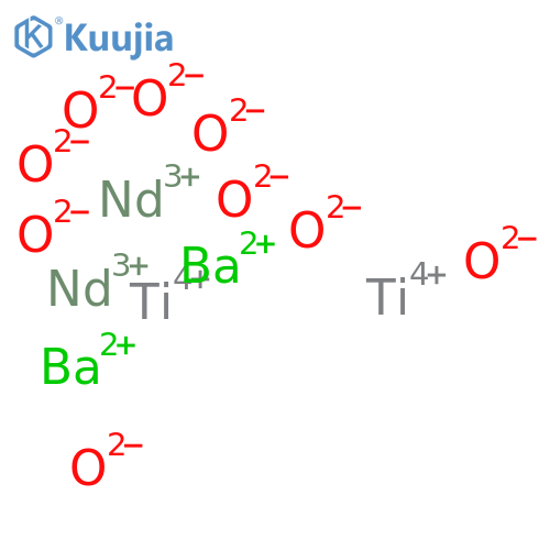 Barium neodymium titanium oxide structure