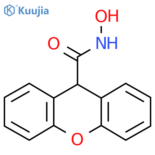 N-hydroxy-9H-xanthene-9-carboxamide structure