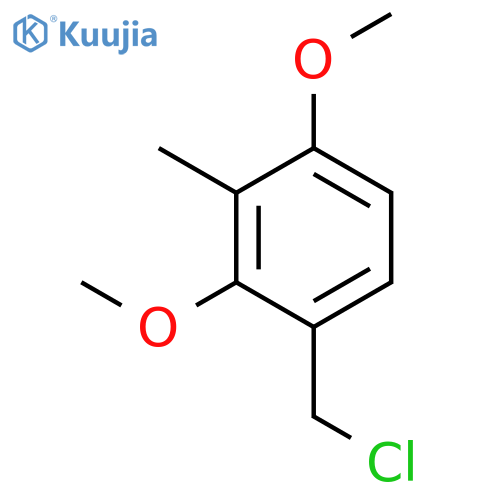 Benzene, 1-(chloromethyl)-2,4-dimethoxy-3-methyl- structure
