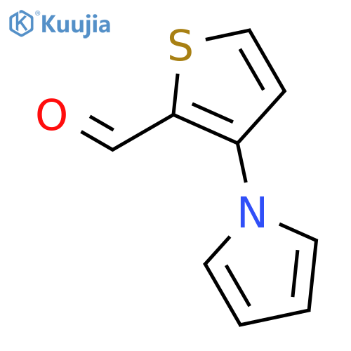 3-(1H-pyrrol-1-yl)thiophene-2-carbaldehyde structure