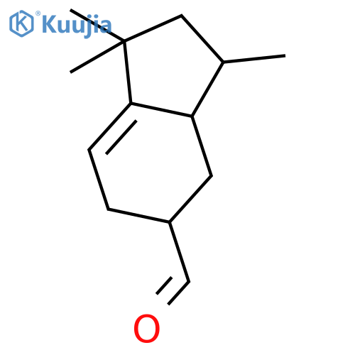 1H-Indene-5-carboxaldehyde, 2,3,3a,4,5,6-hexahydro-1,1,3-trimethyl- structure