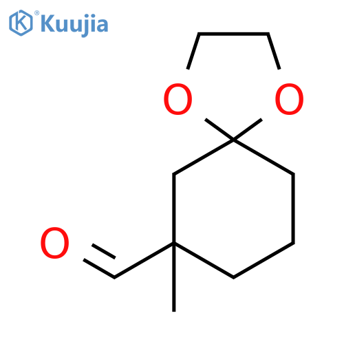 1,4-Dioxaspiro[4.5]decane-7-carboxaldehyde, 7-methyl- structure