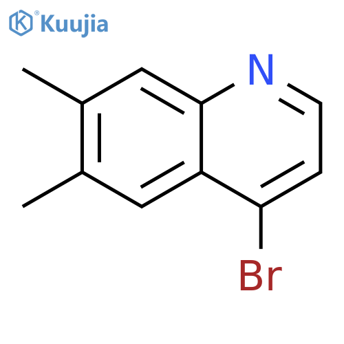4-Bromo-6,7-dimethyl-quinoline structure