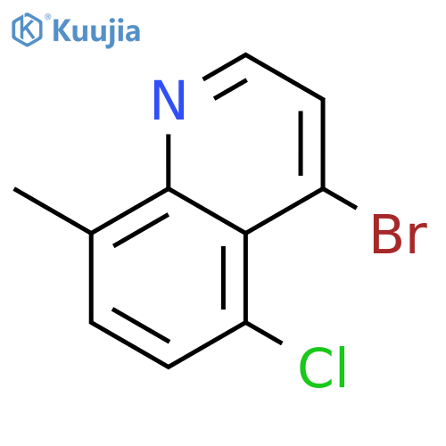4-bromo-5-chloro-8-methylquinoline structure