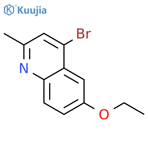 4-bromo-6-ethoxy-2-methylquinoline structure