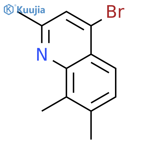4-bromo-2,7,8-trimethylquinoline structure