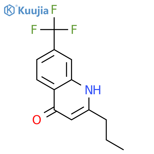 2-propyl-7-(trifluoromethyl)-1h-quinolin-4-one structure